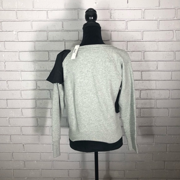 J. Crew Women’s Asymmetrical Ruffle Sweatshirt - Picture 8 of 9